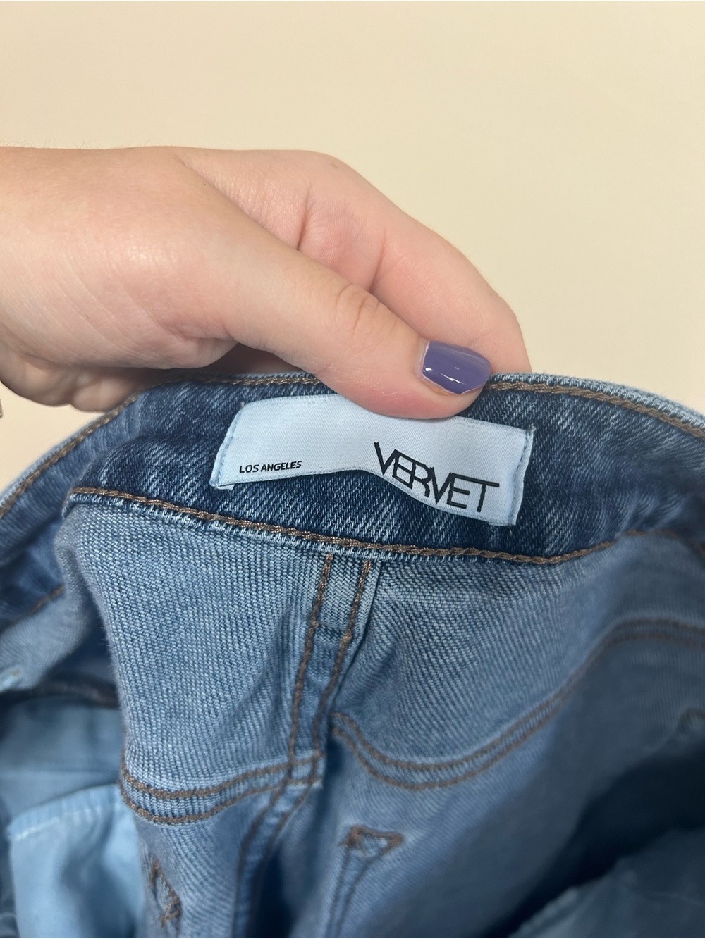 VERVET Women's High Rise Straight Leg Jeans Medium Wash Stretch Denim Size 28 - Picture 7 of 11